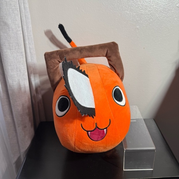 Chainsaw Man Pochita Plush Toy Kids Orange - Picture 7 of 11